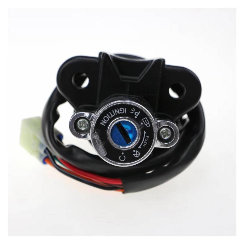 Amxaqjc Motorrad Zündschloss Für Suzuki Für GSXR600 Für GSXR750 2004-2021 Für GSXR1000 2005-2015 Zündschloss Sperrschlüsselsatz Zündschlüssel Schalter von Amxaqjc