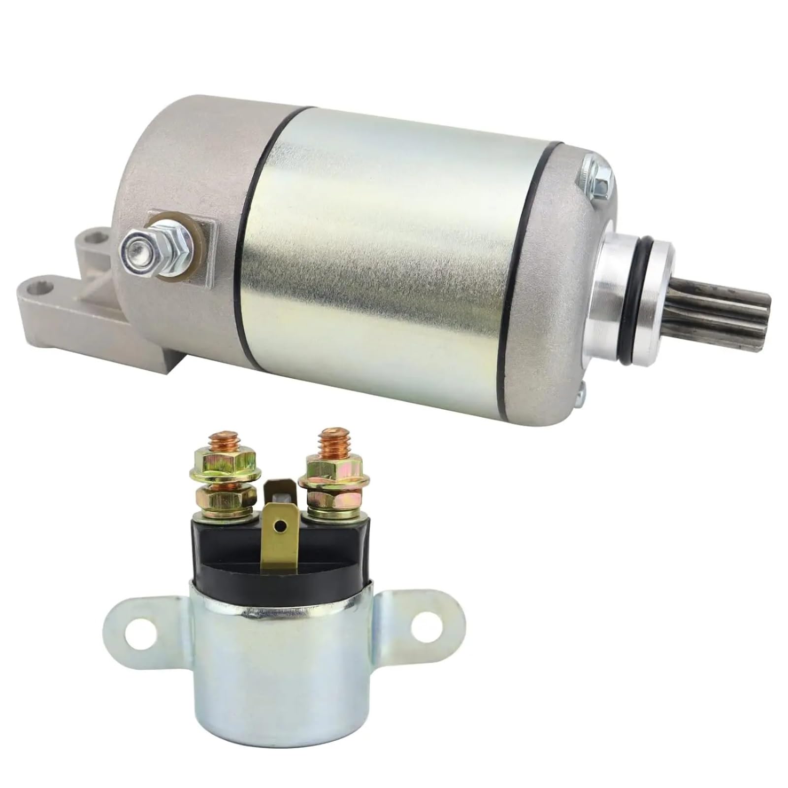 Amxaqjc Startermotor Für Can-Am Für Outlander 330 400 450 03-15 2003-2023 420-684-280 420-684-282 420-684-283 410-54079 18823 Anlassersatz Starter Anlasser(2pcs Set) von Amxaqjc