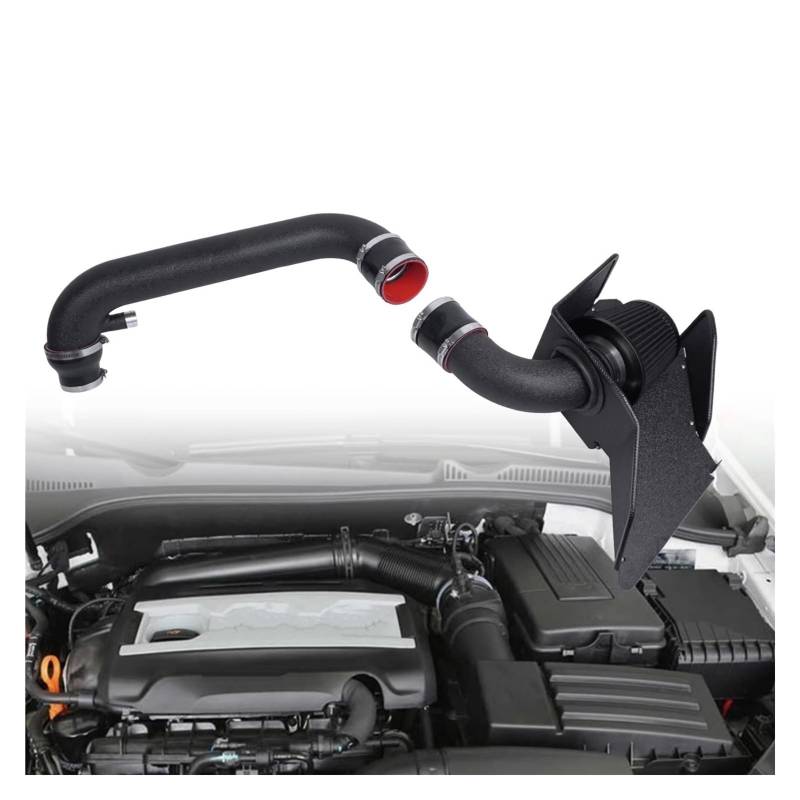 Ansaugschlauch Für VW Für Golf MK5 MK6 Für GTI Für Passat Für Caddy S Auto Cold Air Intake Kit ANSAUGROHR(MK6 Intake Kit) von Amxaqjc