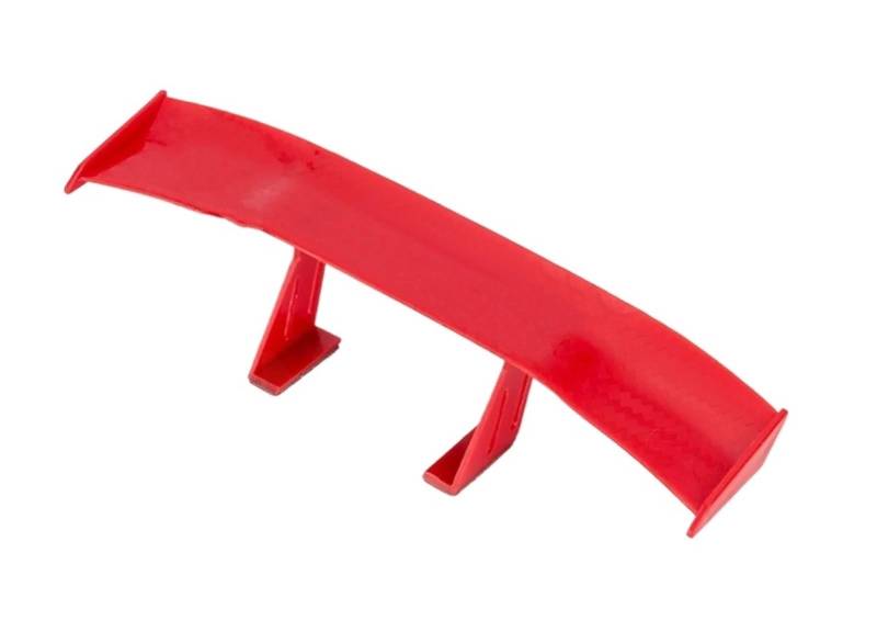 Auto Heckflügel Auto Heckspoiler Für Mini Flügel Kleine Modell Dekoration GT Stil Winglet Auto Teile Auto Kofferraum Spoile(Red) von Amxaqjc