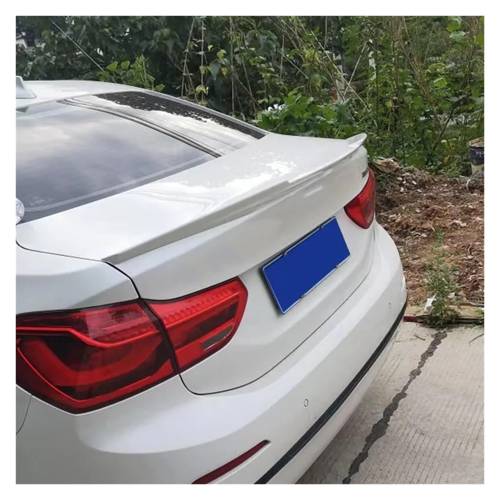 Auto Heckflügel F10 F18 M5 520i 528i 535i 530i 525i M4 Stil Heckspoiler Kofferraumdeckel Spoiler Flügel Dekoration Auto Heckspoiler Auto Kofferraum Spoile(Weiß) von Amxaqjc