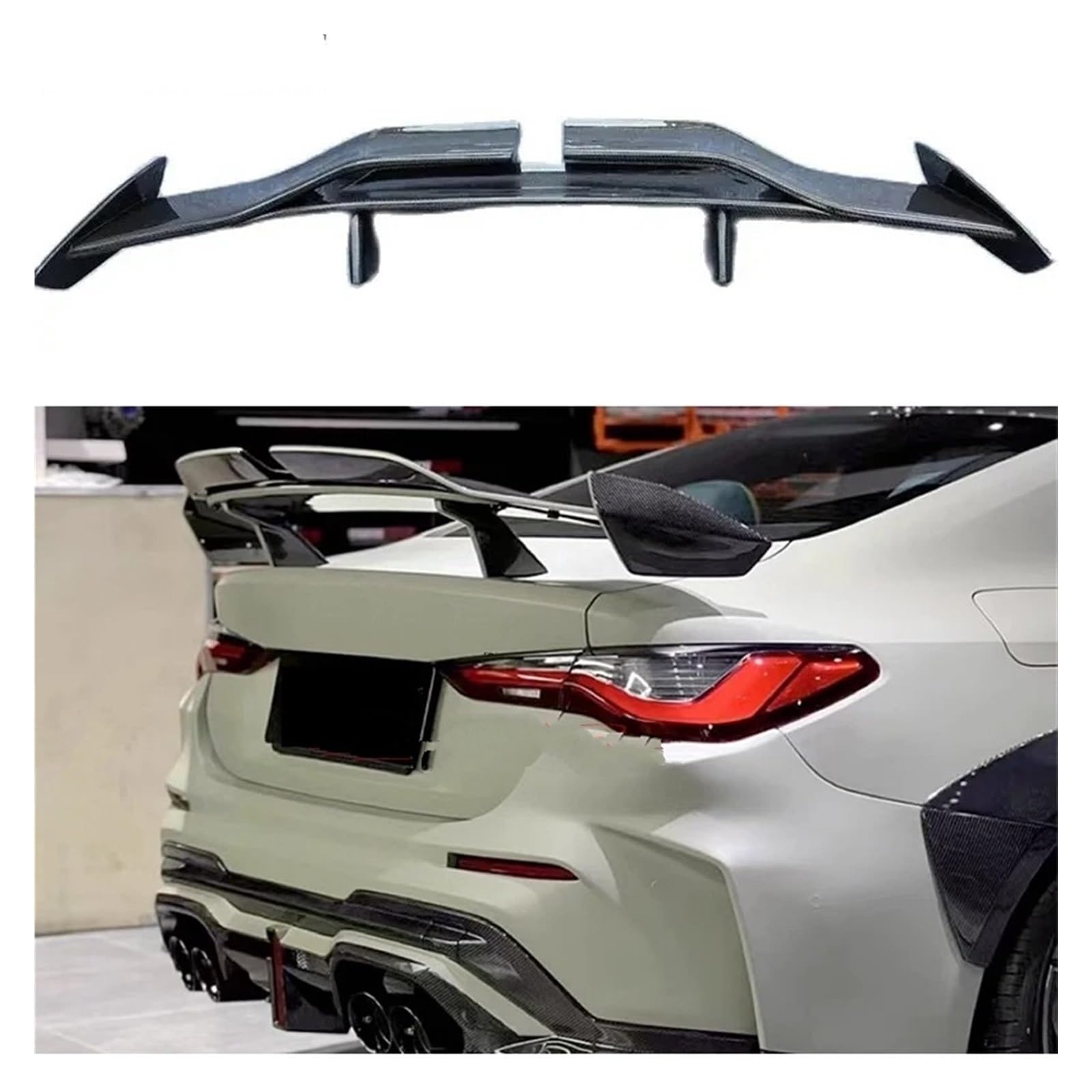 Auto Heckflügel G30 G90 M5 G20 G80 M3 G22 G82 M4 2018-Up Auto Kofferraumspoiler Flügel Heckspoiler Schwanz Flügel Heckspoiler Auto Kofferraum Spoile(Carbon Fiber) von Amxaqjc