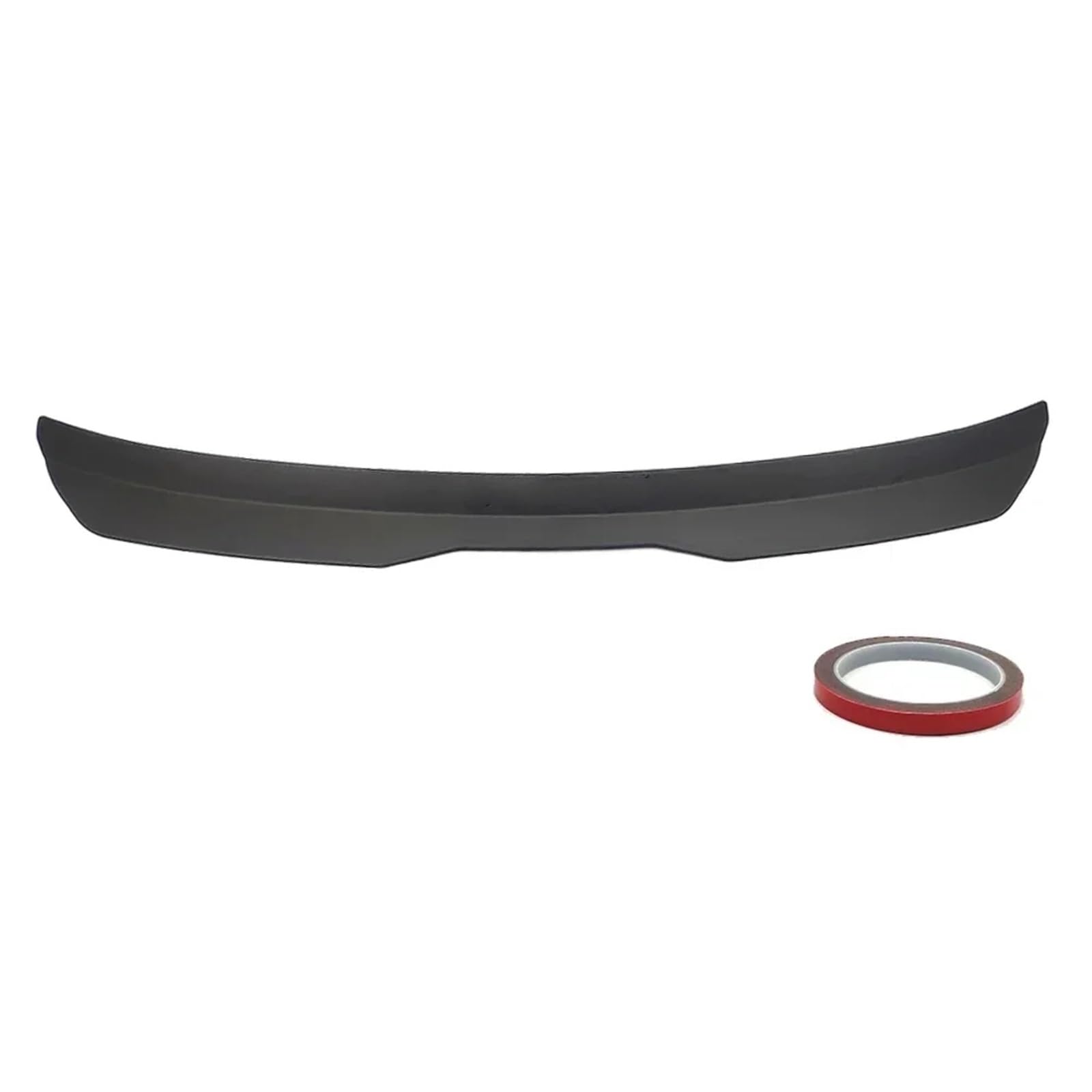 Auto Heckflügel Heckspoilerlippe für Schrägheck, Universal-Autospoiler, Heckspoilerlippe für Schrägheck, ABS-Dekorationsstreifen, passend für Schrägheckautos Auto Kofferraum Spoile(Matte Black) von Amxaqjc