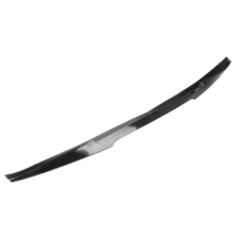 Auto Heckflügel Universal-Carbon Fiber Schwarz Hinten Stamm Spoiler Lip Flügel Auto Zubehör ABS Auto Heckspoiler Auto Kofferraum Spoile(Black 1.14 m) von Amxaqjc