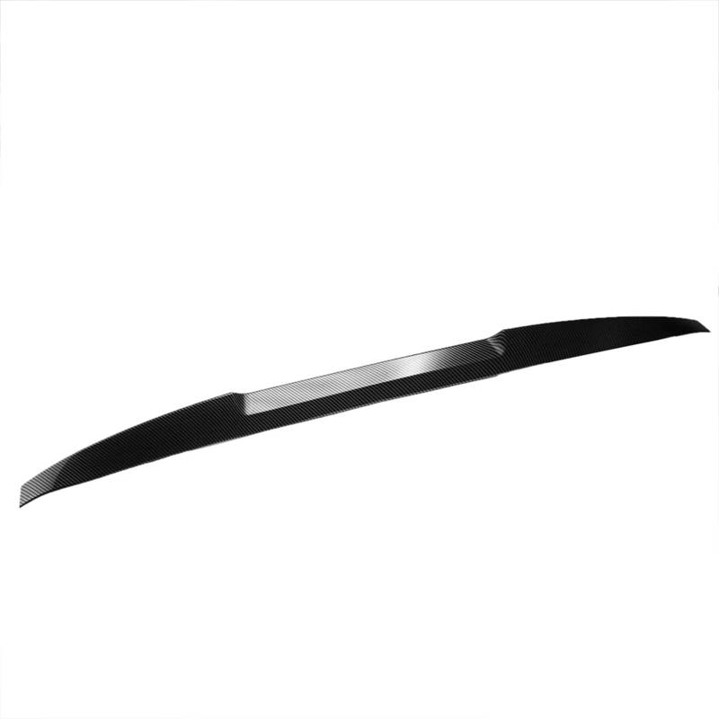 Auto Heckflügel Universal-Carbon Fiber Schwarz Hinten Stamm Spoiler Lip Flügel Auto Zubehör ABS Auto Heckspoiler Auto Kofferraum Spoile(Carbon Fiber 1.14 m) von Amxaqjc