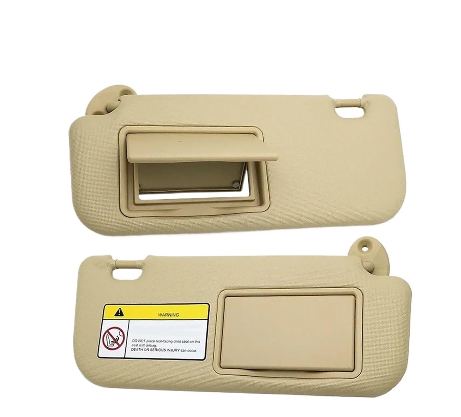 Auto-Sonnenblende Für Toyota Für Corolla 2014 2015 2016 2017 2018 Beige Auto Innen Sonnenblende Mit Spiegel Seitensonnenblende(Beige Left and Right) von Amxaqjc