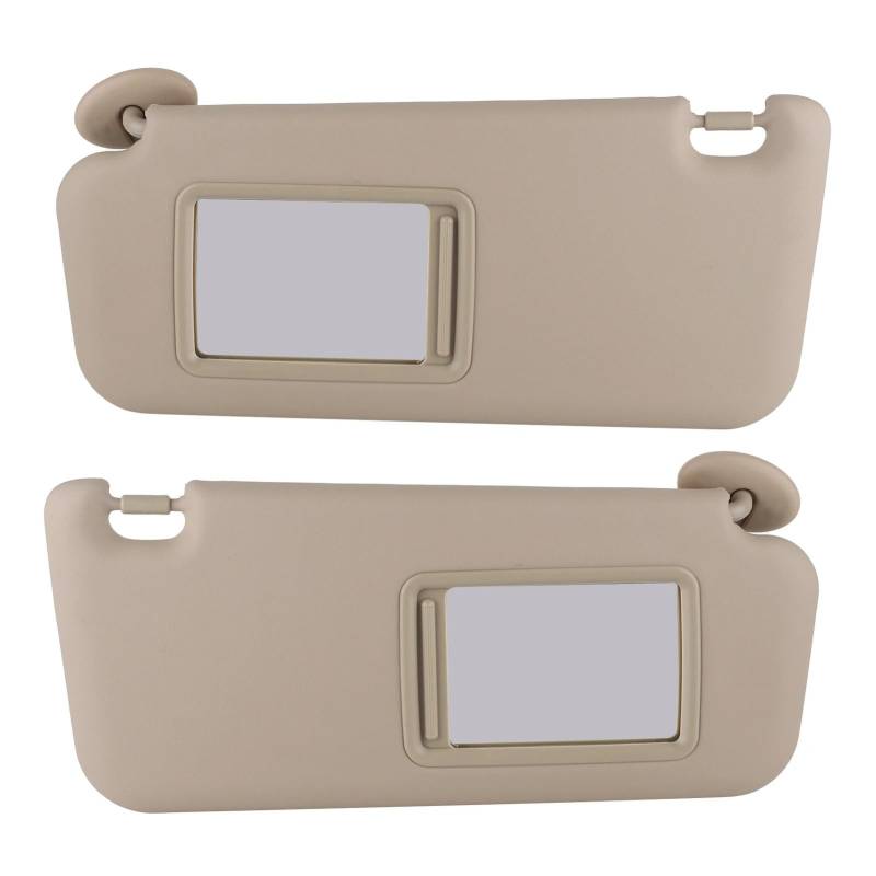 Auto-Sonnenblende Für Toyota Für RAV4 2006-2013 74310-42452-B2 Auto 1 Paar Auto Sonnenblende Schild Bord 74320-42501-A1 Beige Seitensonnenblende von Amxaqjc