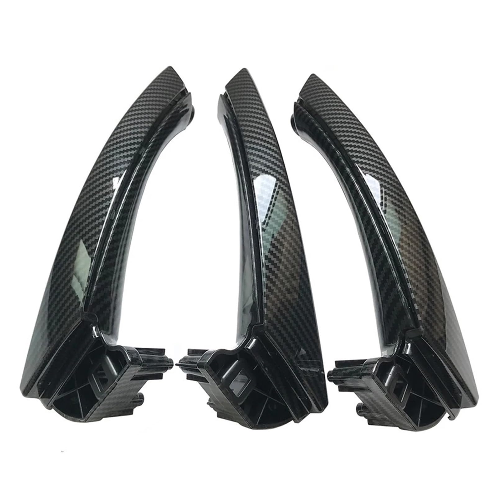 Auto Türgriff Blenden Innen Für 3 Serie E90 E91 316 318 320 325 328i LHD RHD Auto Innen Armlehne Carbon Faser Tür Pull Griff Mit Abdeckung Trim Auto Innen Türgriff(LHD Assembly Set) von Amxaqjc