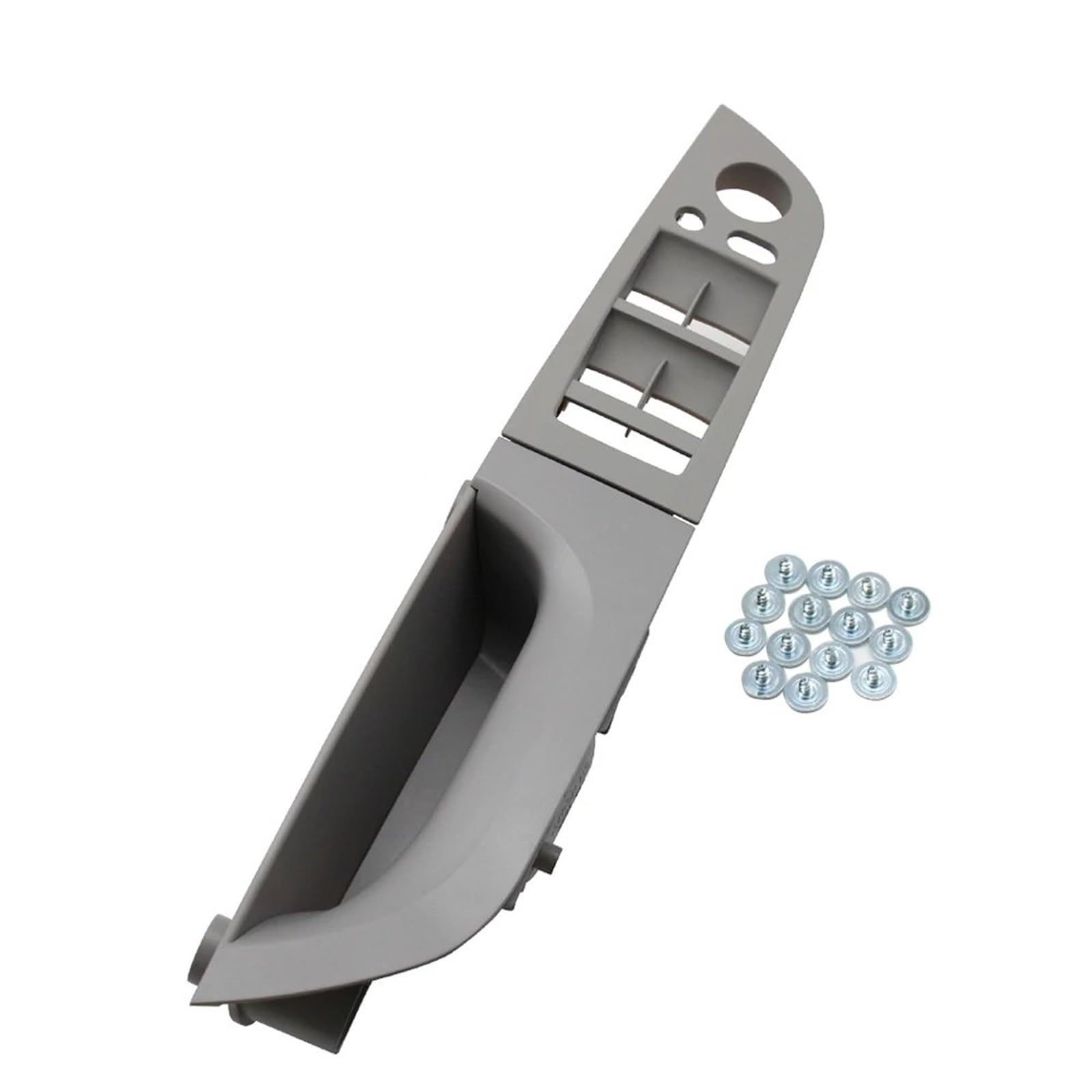 Auto Türgriff Blenden Innen Für 3er E90 E91 316 318 320 325 328i LHD Vorne Links Fahrertür Armlehne Abdeckung Panel Trim Pull Griff Auto Innen Türgriff(Gray High-end 35.5) von Amxaqjc