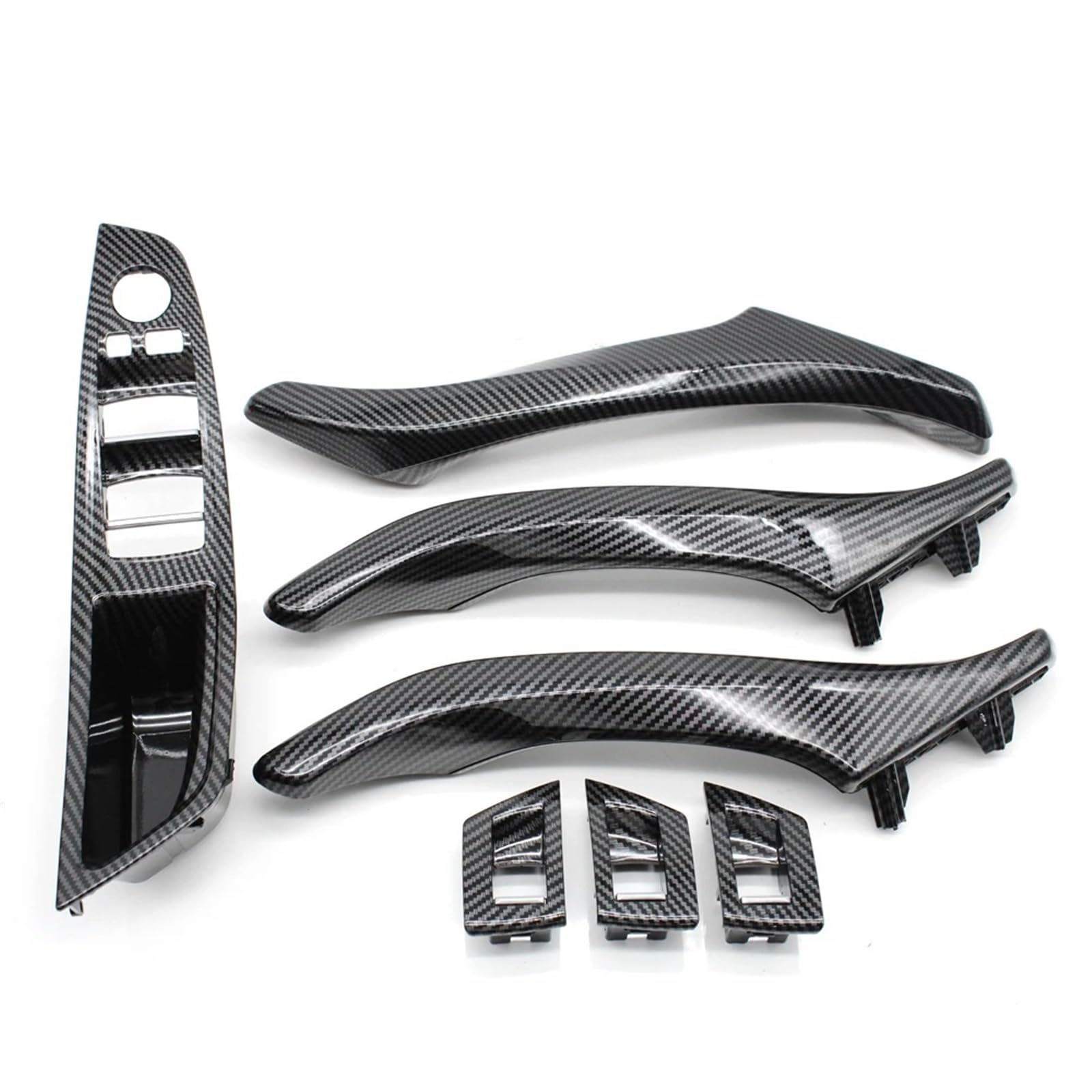 Auto Türgriff Blenden Innen Für 5 Series F10 F11 520i 523i 525i 528i 530i 535i LHD RHD Auto Innentür Armlehne Pull Griff Panel Trim Set Auto Innen Türgriff(LHD Assembly Set) von Amxaqjc