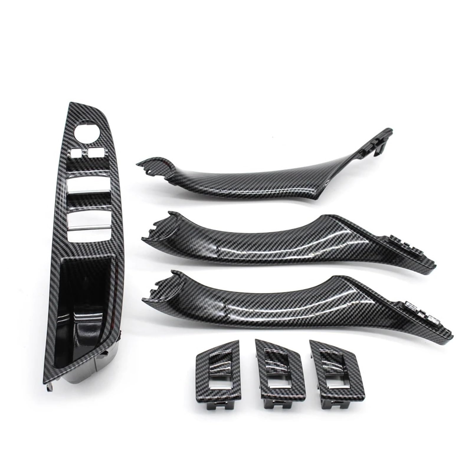 Auto Türgriff Blenden Innen Für 5 Series F10 F11 520i 523i 525i 528i 530i 535i LHD RHD Auto Innentür Armlehne Pull Griff Panel Trim Set Auto Innen Türgriff(LHD Inner Handle Set) von Amxaqjc