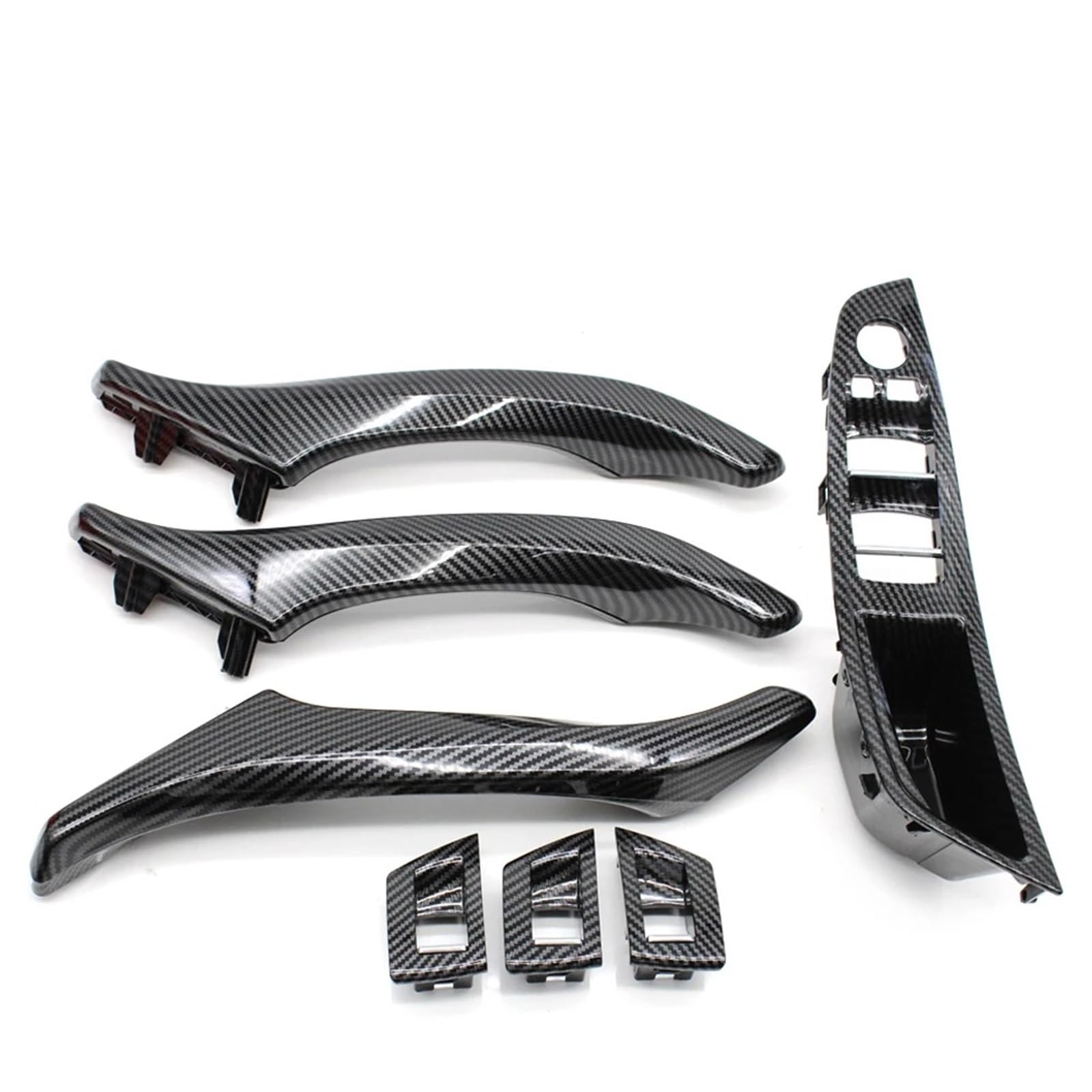 Auto Türgriff Blenden Innen Für 5 Series F10 F11 520i 523i 525i 528i 530i 535i LHD RHD Auto Innentür Armlehne Pull Griff Panel Trim Set Auto Innen Türgriff(RHD Assembly Set) von Amxaqjc