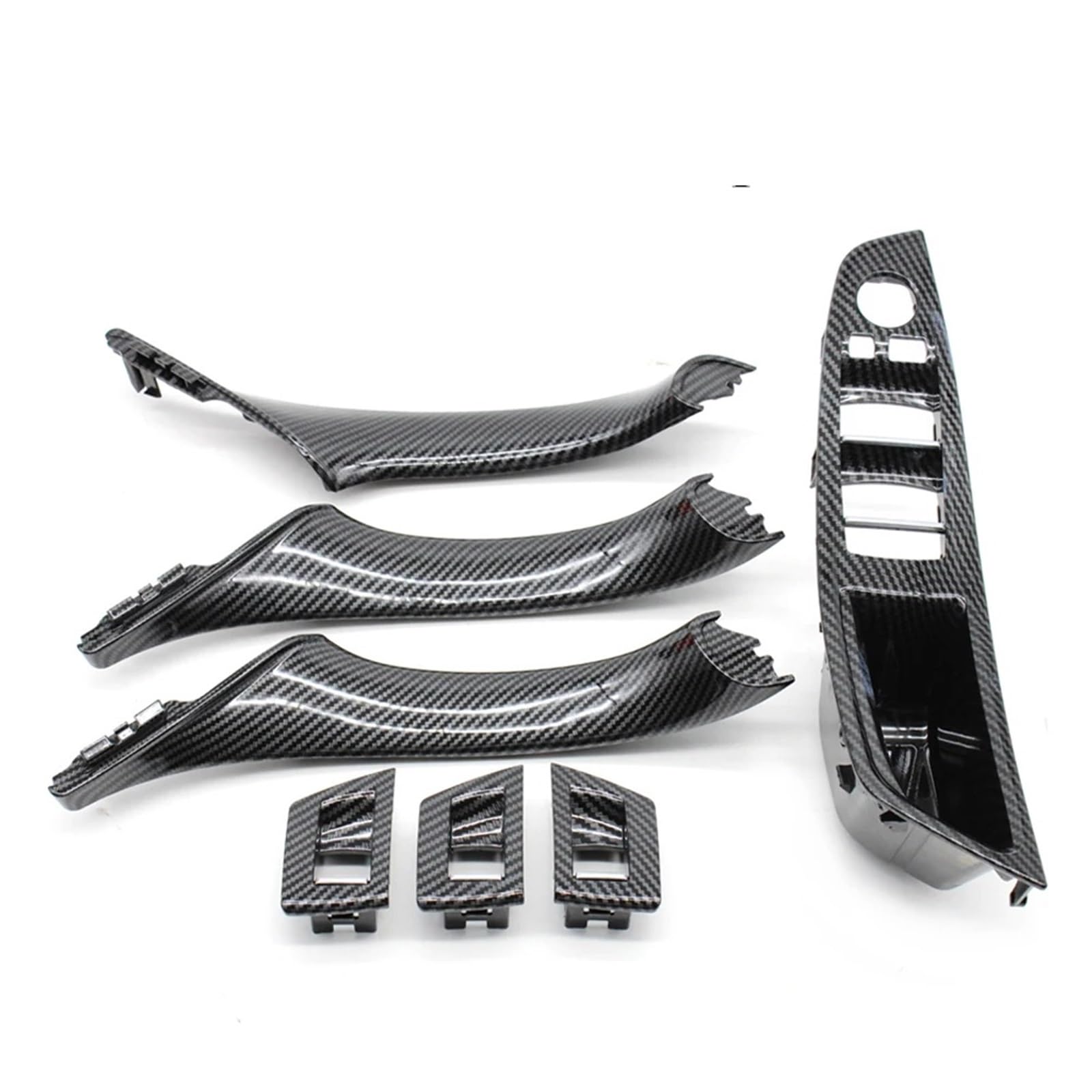 Auto Türgriff Blenden Innen Für 5 Series F10 F11 520i 523i 525i 528i 530i 535i LHD RHD Auto Innentür Armlehne Pull Griff Panel Trim Set Auto Innen Türgriff(RHD Inner Handle Set) von Amxaqjc