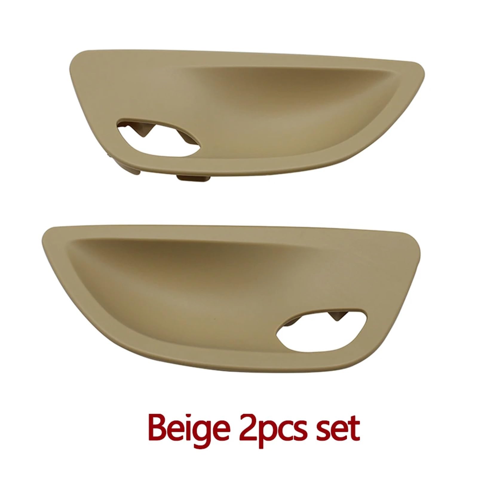 Auto Türgriff Blenden Innen Für 5 Series F10 F11 F18 2010–2017, Links und rechts, Innentürgriff-Schüssel-Abdeckung, Ersatz Auto Innen Türgriff(Beige 2pcs Set) von Amxaqjc