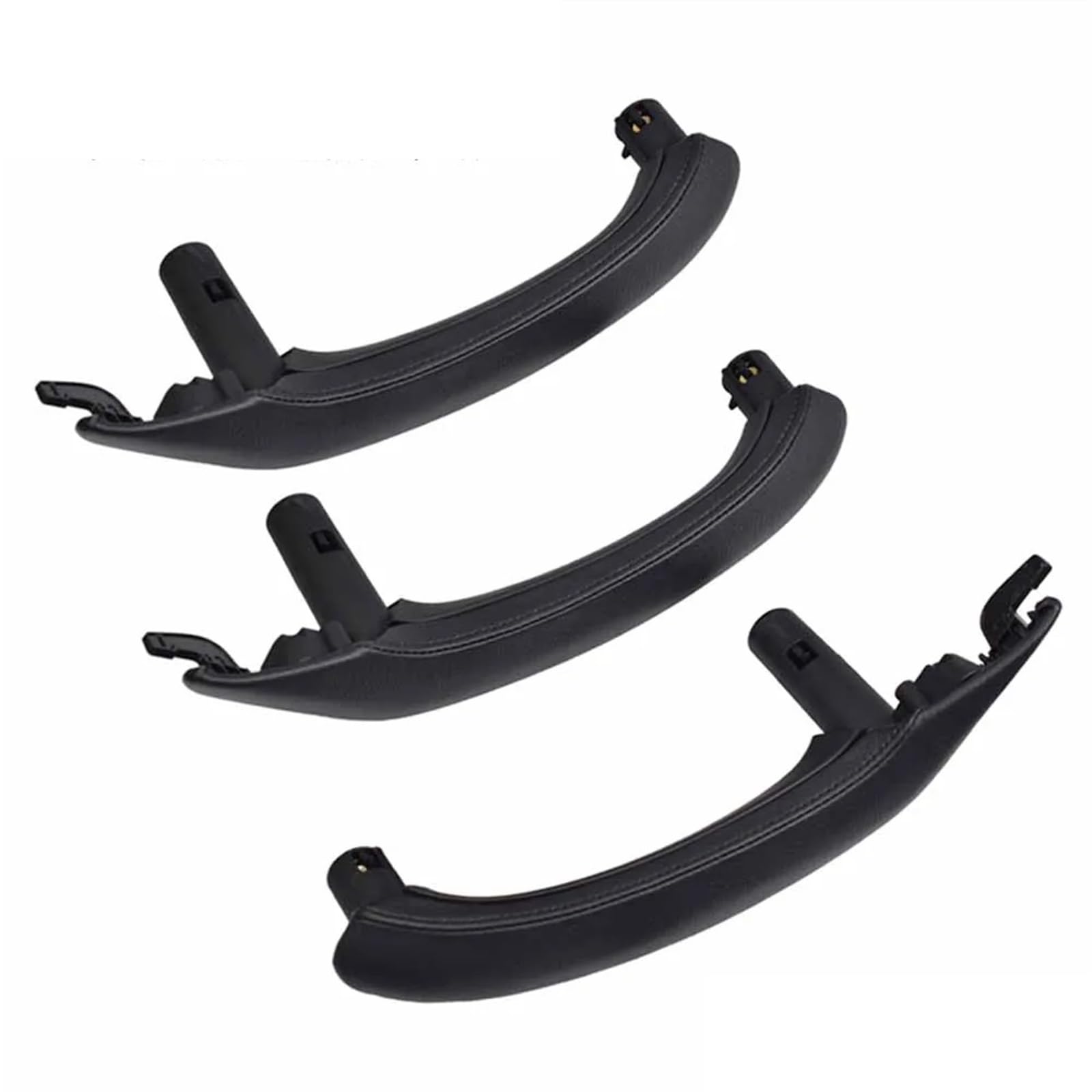 Auto Türgriff Blenden Innen Für X3 X4 F25 F26 2010-2016 Auto Innen Passagier Tür Links Rechts Pull Griff Leder Abdeckung Auto Innen Türgriff(RHD Set Black) von Amxaqjc