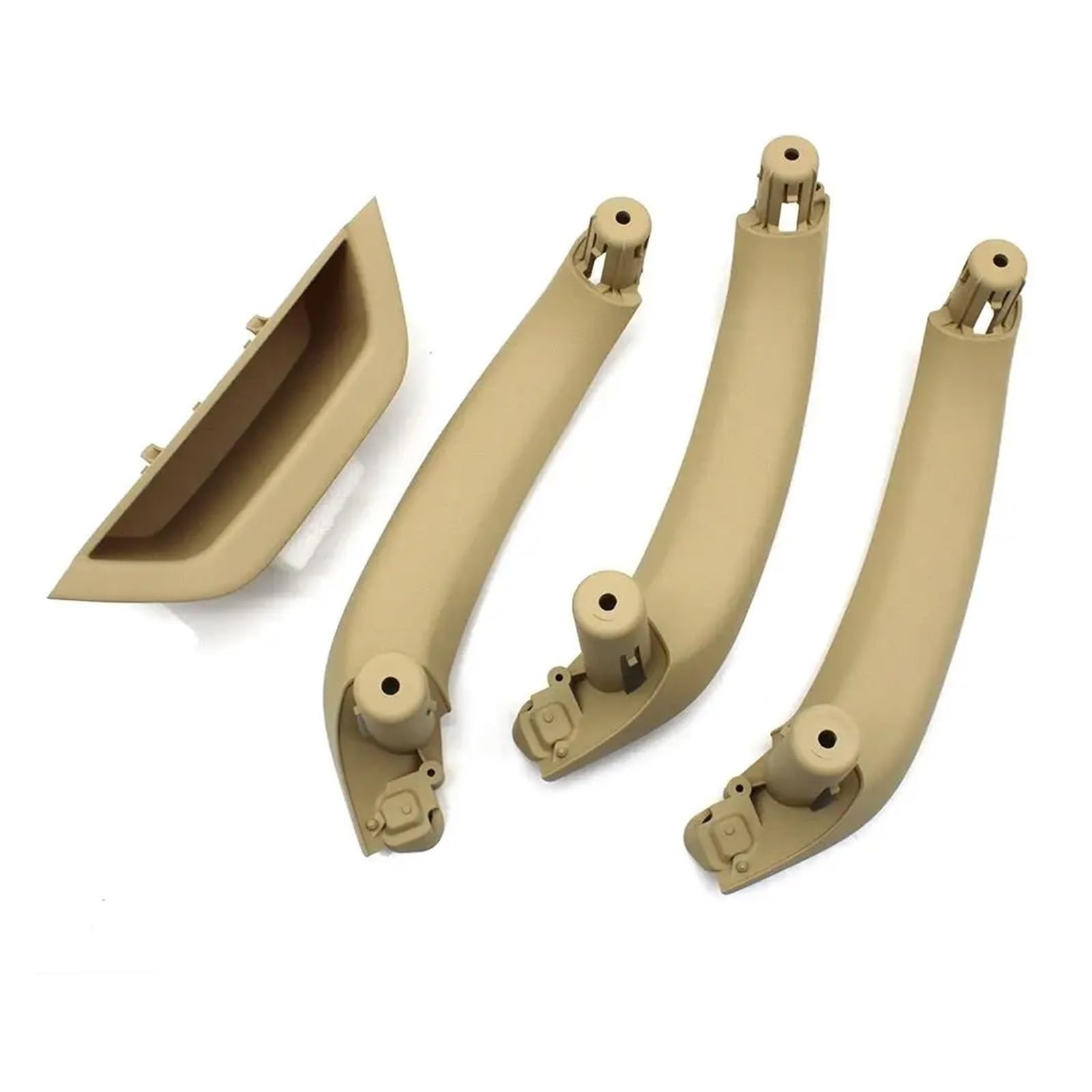 Auto Türgriff Blenden Innen Für X3 X4 F25 F26 2010-2016 LHD Auto Innen Vorne Links Fahrertür Armlehne Panel Abdeckung Tür Inner Griff Pull Trim Auto Innen Türgriff(LHD Set Beige) von Amxaqjc