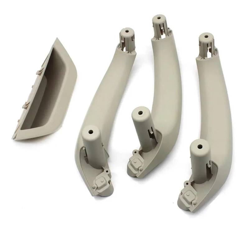 Auto Türgriff Blenden Innen Für X3 X4 F25 F26 2010-2016 LHD Auto Innen Vorne Links Fahrertür Armlehne Panel Abdeckung Tür Inner Griff Pull Trim Auto Innen Türgriff(LHD Set Oyster) von Amxaqjc