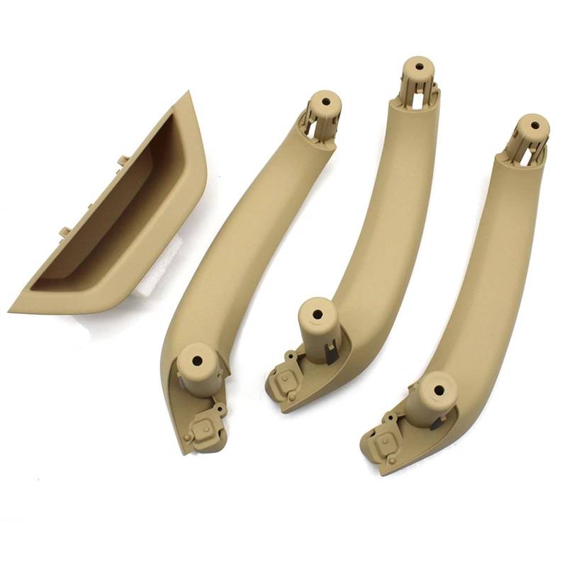 Auto Türgriff Blenden Innen Für X3 X4 F25 F26 2010-2016 LHD RHD 4PCS Set Innen Auto Innen Türgriff Abdeckung Panel Ersatz Auto Innen Türgriff(LHD Beige Set) von Amxaqjc