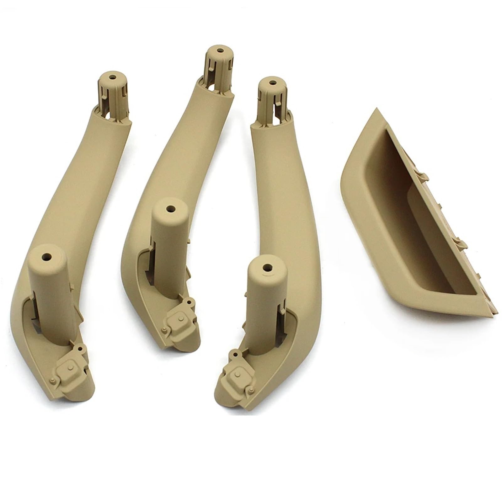 Auto Türgriff Blenden Innen Für X3 X4 F25 F26 2010-2016 LHD RHD Auto Innen Fahrer Tür Armlehne Panel Pull Griff Ersatz Auto Innen Türgriff(RHD Set Beige) von Amxaqjc