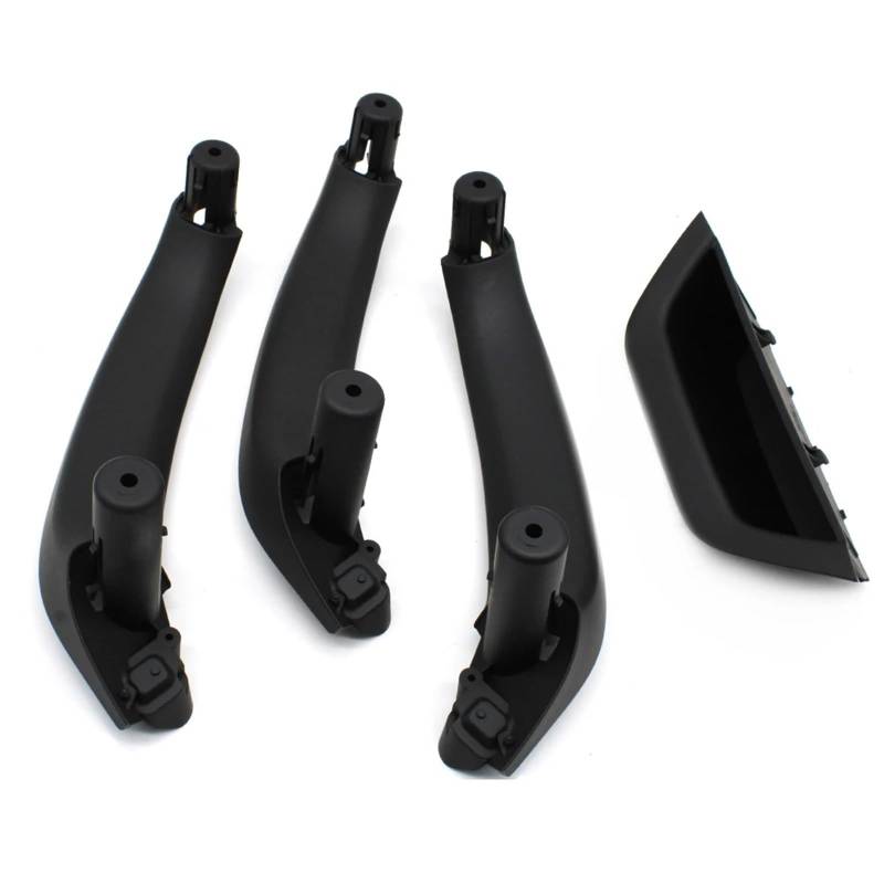 Auto Türgriff Blenden Innen Für X3 X4 F25 F26 2010-2016 LHD RHD Auto Innen Fahrer Tür Armlehne Panel Pull Griff Ersatz Auto Innen Türgriff(RHD Set Black) von Amxaqjc