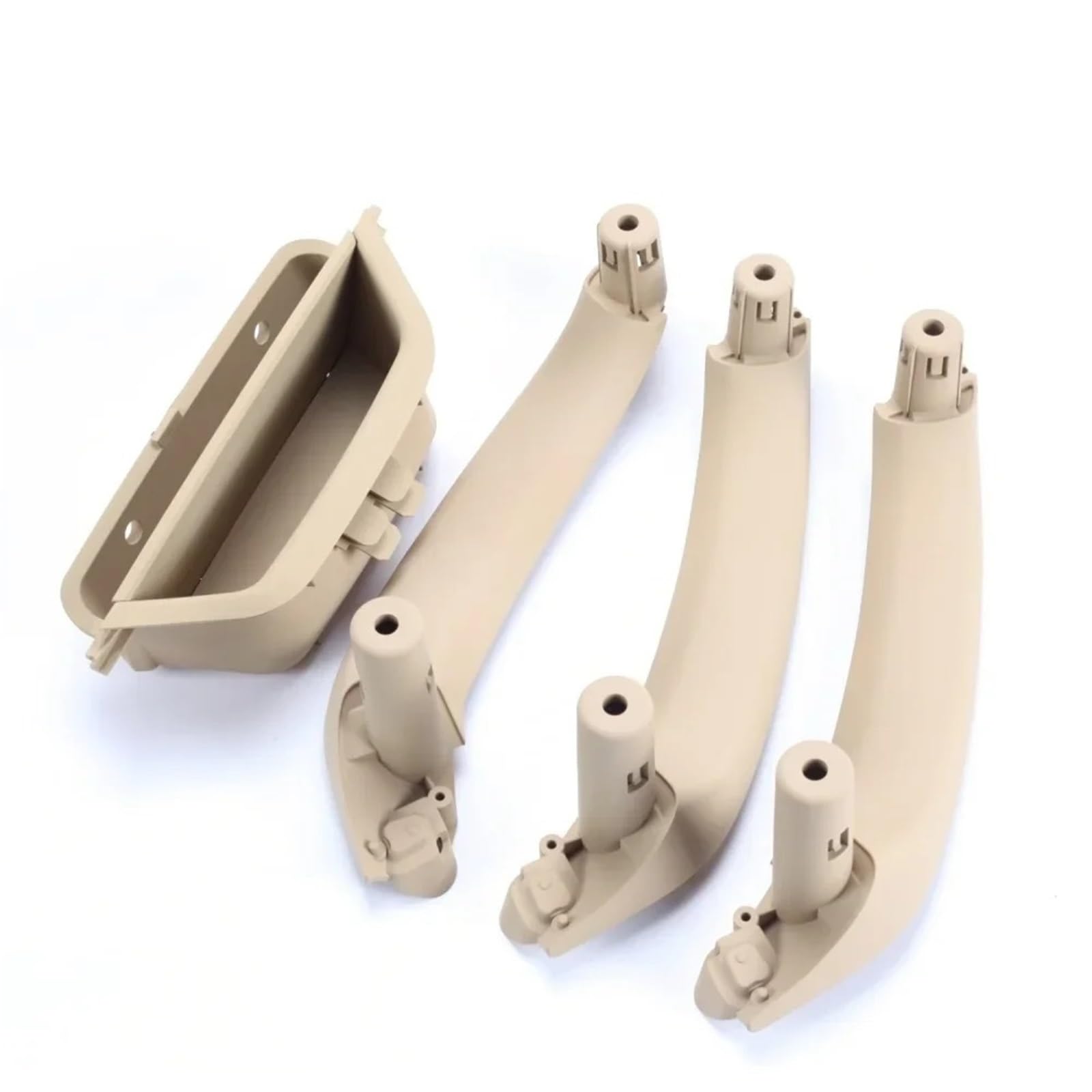 Auto Türgriff Blenden Innen Für X3 X4 F25 F26 2010-2016 LHD RHD Auto Vorne Links Tür Inner Griff Pull Trim Tür Innen Panel Griff 51417250307 Auto Innen Türgriff(LHD 4PCS Beige) von Amxaqjc