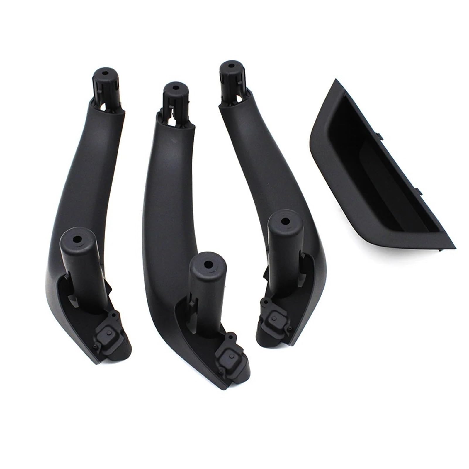 Auto Türgriff Blenden Innen Für X3 X4 F25 F26 2010-2016 RHD Auto Auto Innen Tür Pull Griff Armlehne Panel Abdeckung Trim Auto Innen Türgriff(RHD 4pcs Set Black) von Amxaqjc