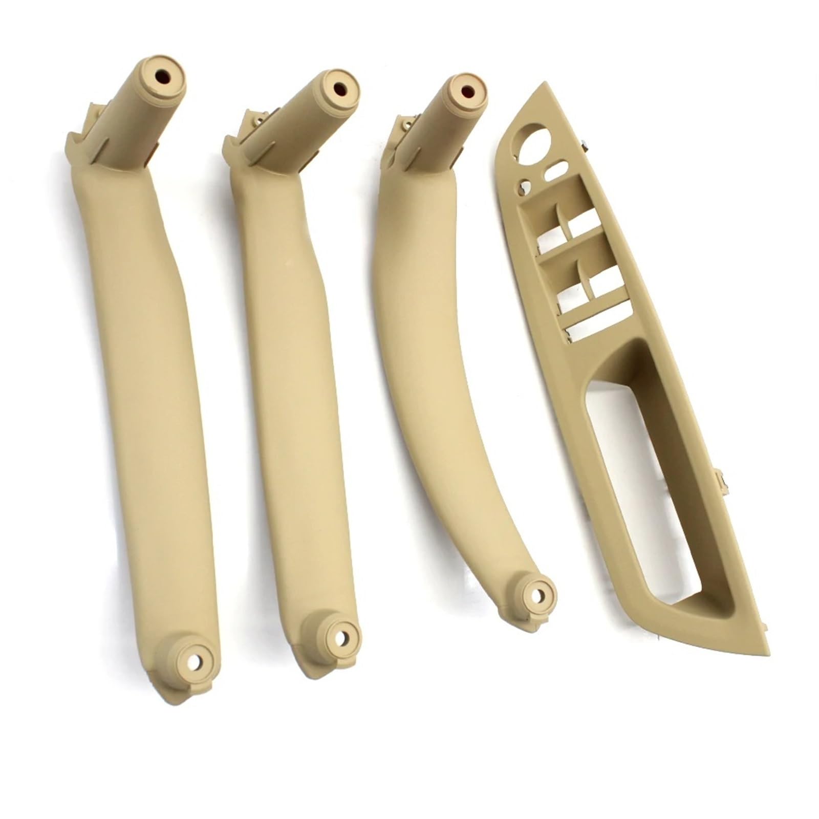 Auto Türgriff Blenden Innen Für X5 X6 E70 E71 2007–2013 LHD RHD 4-teiliges Set Innentürgriff-Set Ersatzteile Auto Innen Türgriff(RHD Set Beige) von Amxaqjc