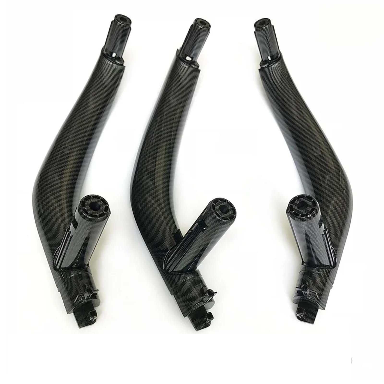 Auto Türgriff Blenden Innen Für X5 X6 F15 F16 2014-2018 LHD RHD Auto Innentür Links Rechts Carbon Fiber Griff Mit Äußere Abdeckung Montage Set Auto Innen Türgriff(RHDInside Handle Set) von Amxaqjc