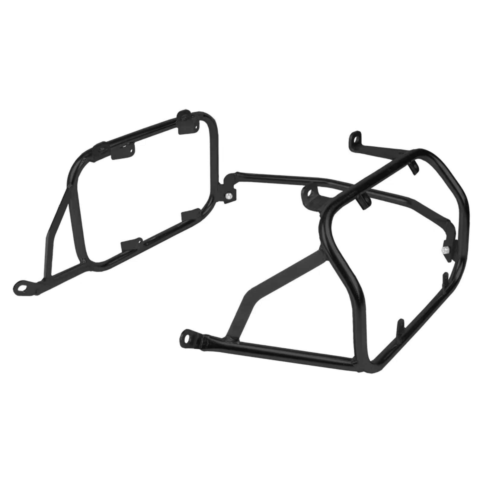 Gepäckträger Motorrad Hinten Für CFMOTO Für MT450 450 MT 2024 2025 Gepäckträger Motorrad Topcase Edelstahlhalterung Satteltasche Gepäckboxhalter Hinterradgepäckträger(Black Pannier Rack) von Amxaqjc