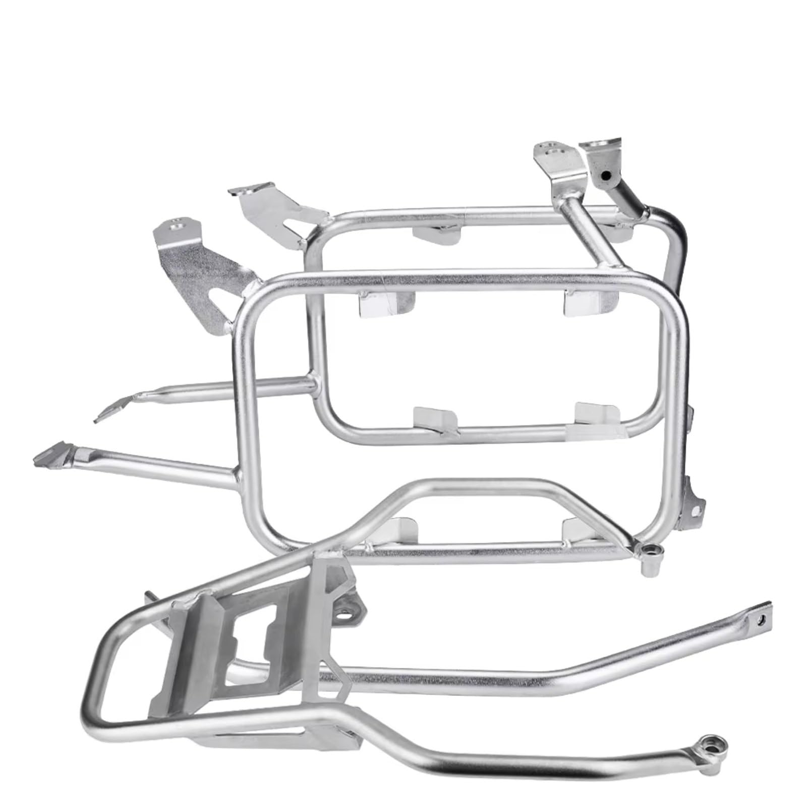 Gepäckträger Motorrad Hinten Für R1250GS Für R1200GS LC 2013-2019 Abenteuer Gepäckträger Edelstahl Top Case Rack Hinterradgepäckträger(Silver A Set) von Amxaqjc