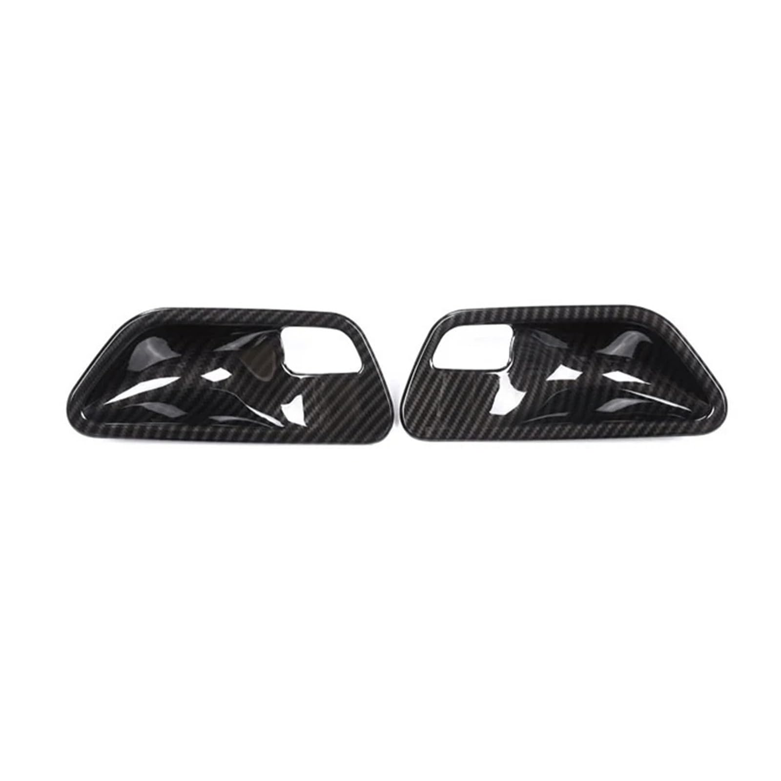 Interieur Zubehör Für 3 4er F30 F31 F32 F35 2013-2019 ABS Plasti Innentürgriff Schüsselabdeckung Verkleidung Autozubehör 2/4 Stück Autozubehör(2 pieces Carbon fiber) von Amxaqjc