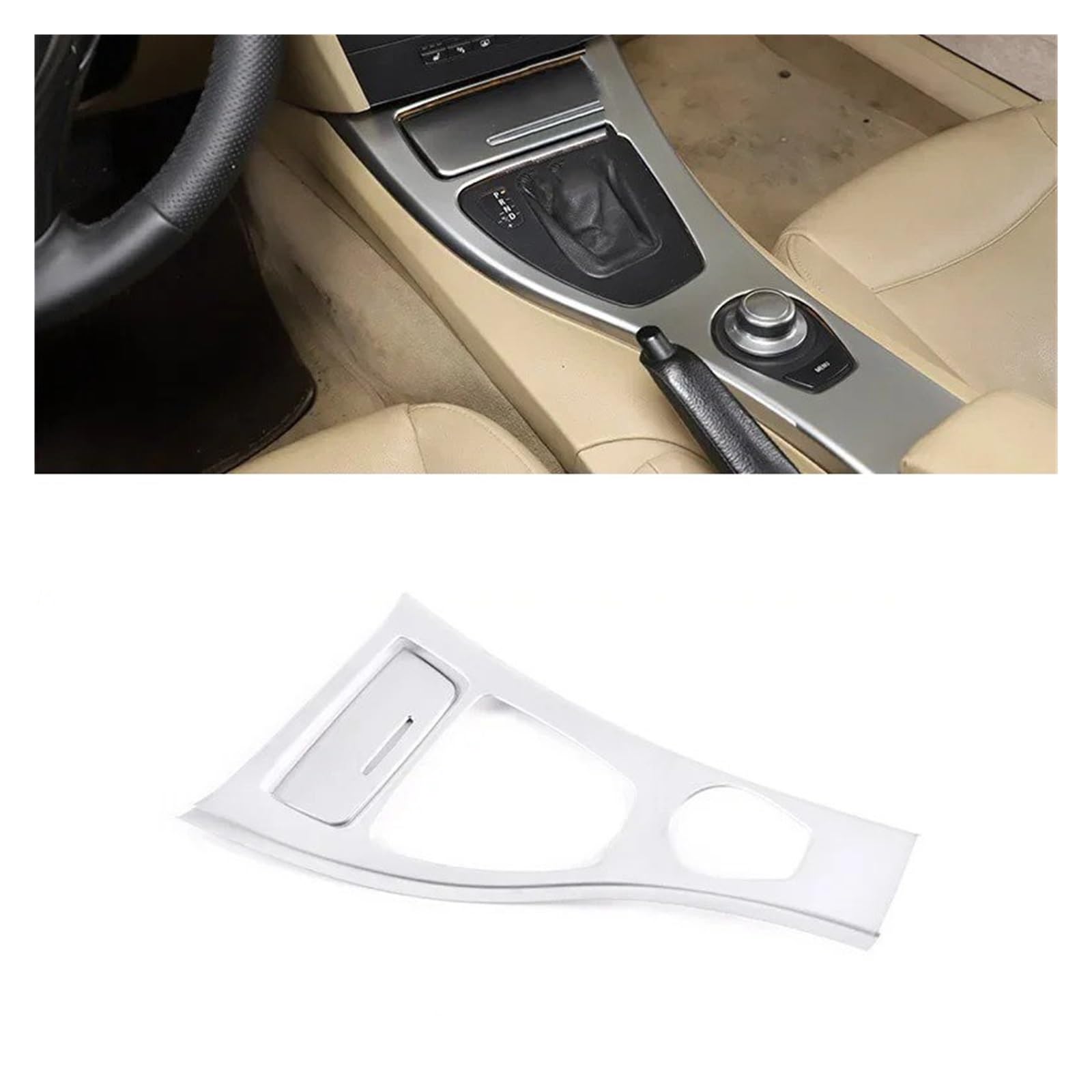 Interieur Zubehör Für 3er E90 E92 E93 2005-2012 Autokonsole Getriebe Panel Rahmen Abdeckung Aufkleber Autozubehör Autozubehör(B) von Amxaqjc