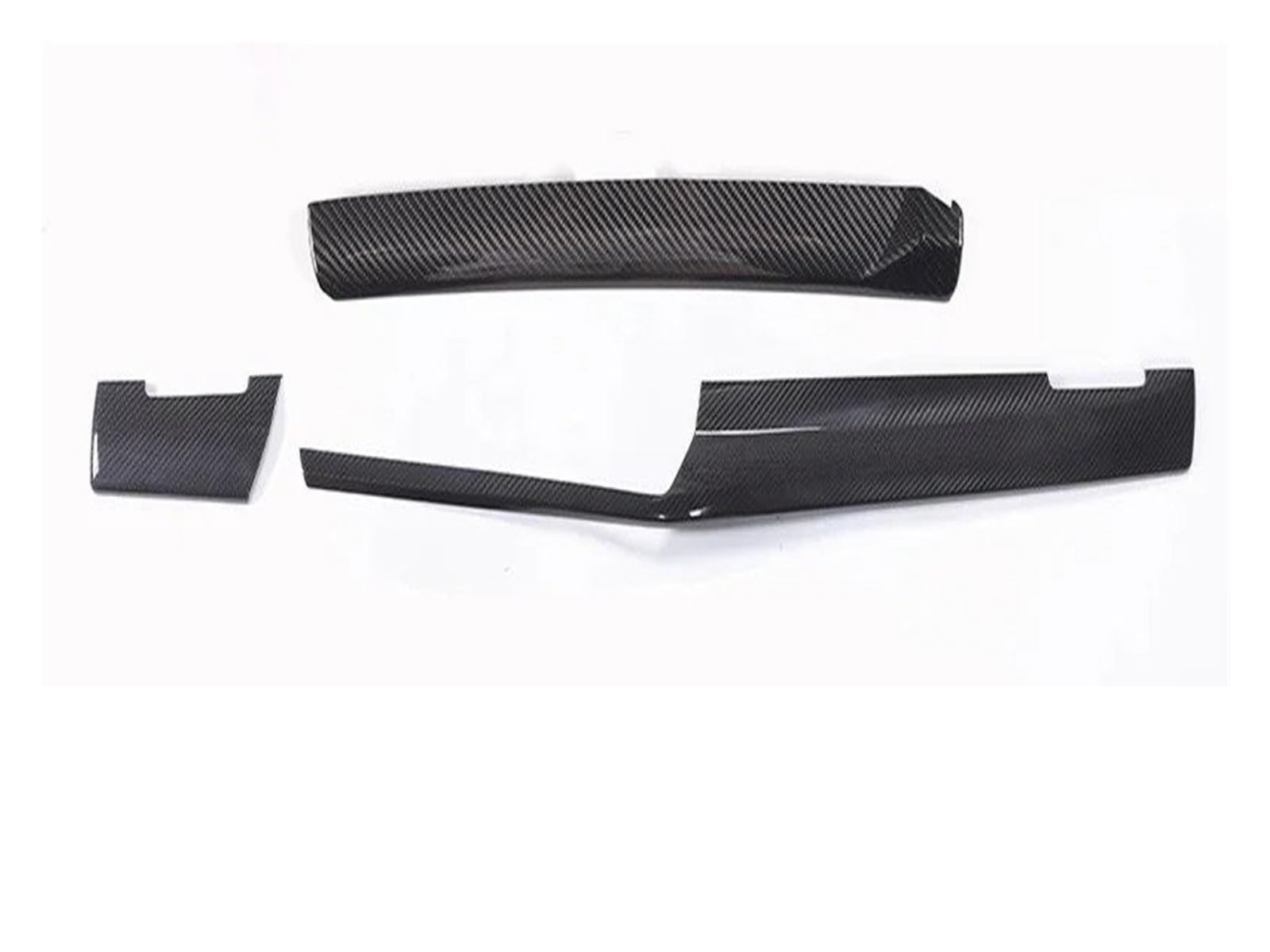 Interieur Zubehör Für 5 Series G60 2024 LHD Carbon Fiber Center Console Dashboard Panel Dekoration Abdeckung Trim Autozubehör(3 PCS) von Amxaqjc