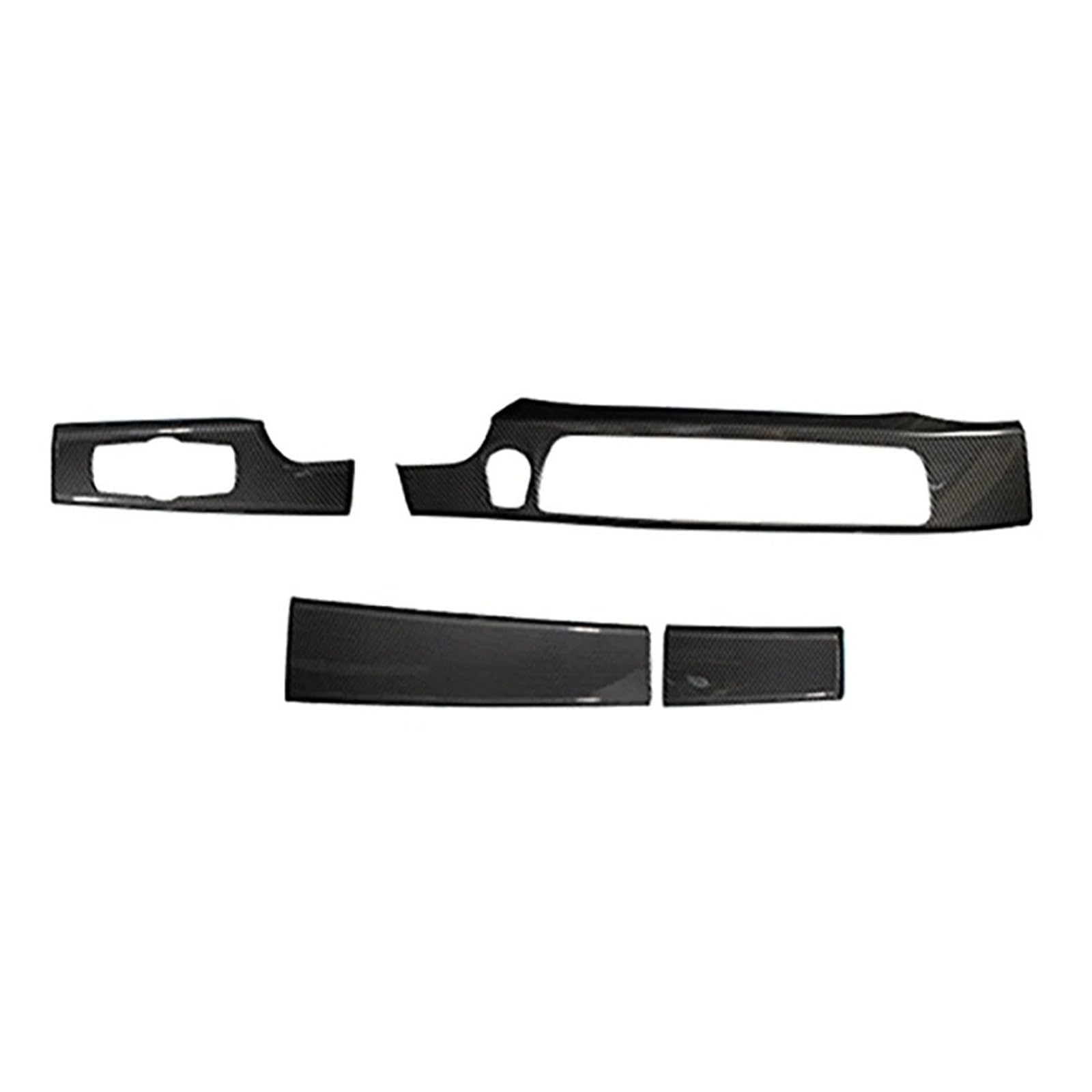 Interieur Zubehör Für 7 Series F01 F02 2009 2010 2011 2012 2013 2014 2015 LHD Auto Mittelkonsole Rahmen Armaturenbrett Panel Abdeckung Trim 4 Stück Autozubehör(Model B) von Amxaqjc