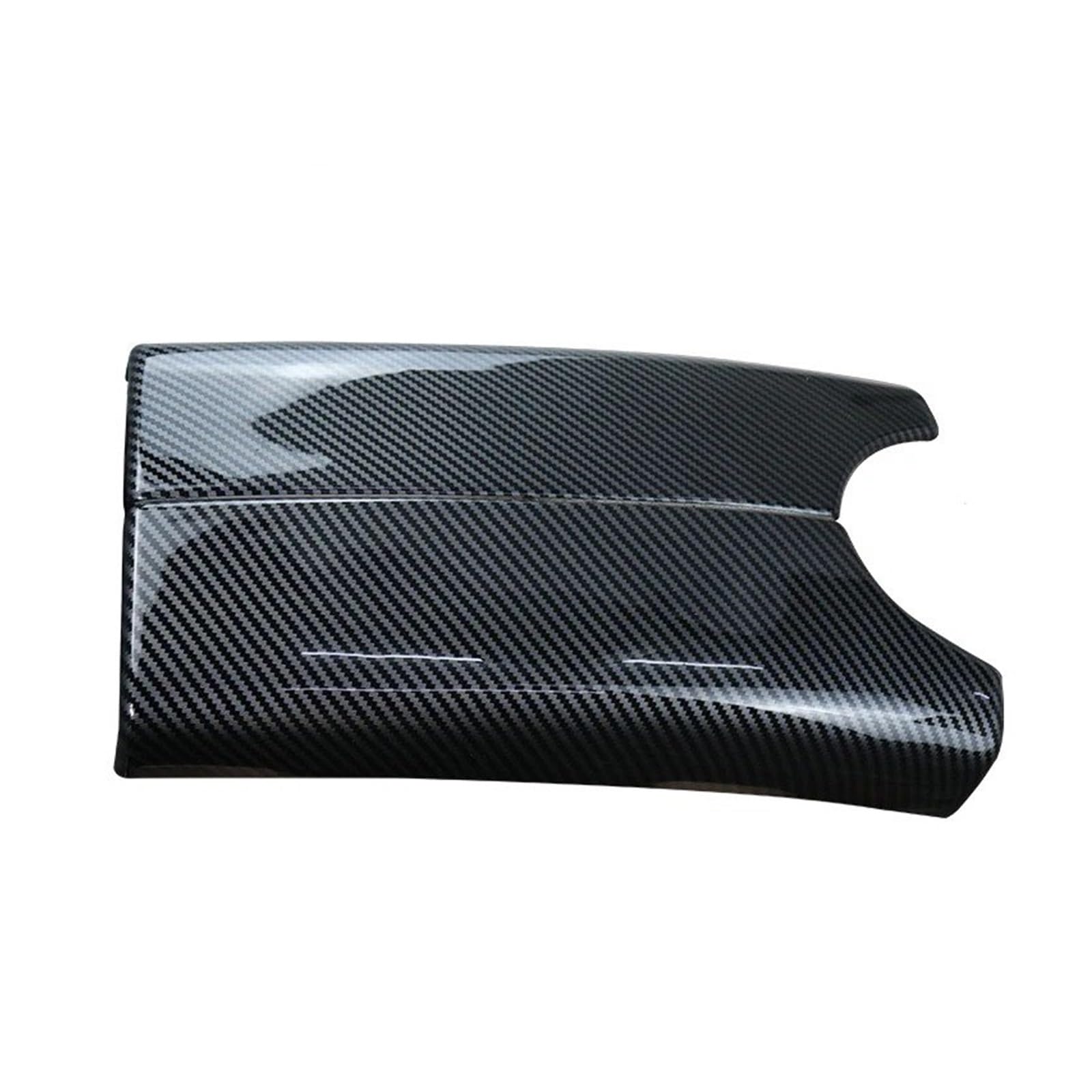 Interieur Zubehör Für Benz E-Klasse W211 2003-2008 Autoaufkleber Für Verstauen Und Aufräumen Der Armlehnenbox, Kohlefaserabdeckung Autozubehör(B Carbon Fiber Color) von Amxaqjc