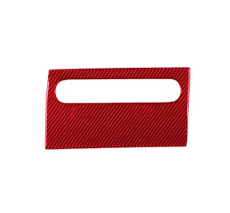 Interieur Zubehör Für Benz Für Smart Für Fortwo 451 2011 2012 2013 2014 2015 LHD Copilot Handschuhfach Schalter Panel Trim Cover Aufkleber Autozubehör(B Red) von Amxaqjc