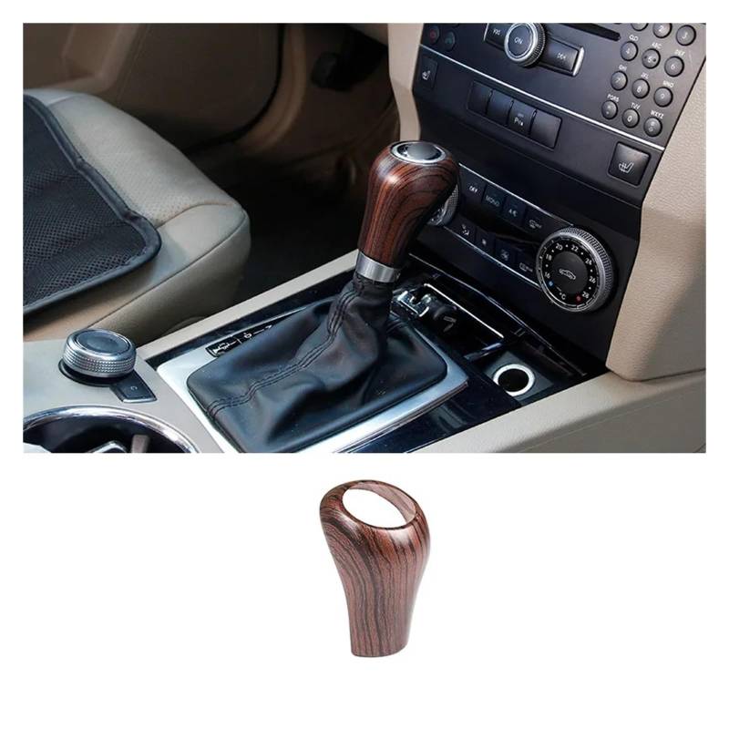 Interieur Zubehör Für Benz W169 W203 W204 W211 W212 W463 X204 W219 W218 Auto-Schaltknaufabdeckung Verkleidung Zubehör 1 Stück Autozubehör(Pine Wood Grain) von Amxaqjc