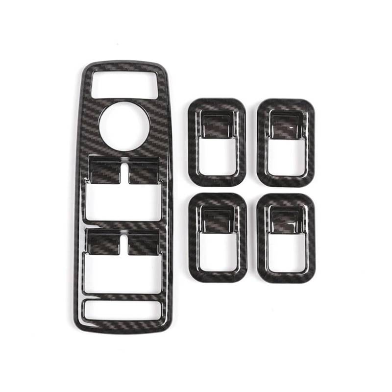 Interieur Zubehör Für Benz W176 W204 W212 W166 W218 Carbon Fiber Stil Auto Fensterheber-Taste Rahmen Aufkleber Autozubehör von Amxaqjc