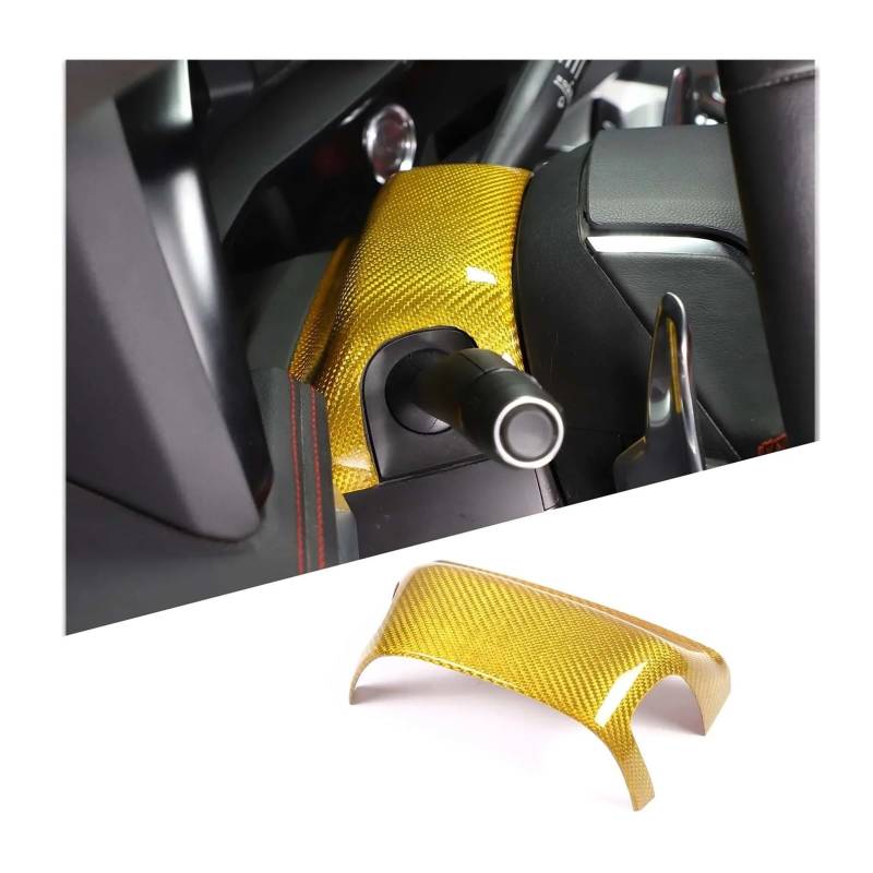 Interieur Zubehör Für Chevrolet Für Corvette C8 Z06 2020 2021 2022 2023 2024 Auto Lenkradsäule Wischerbasis Obere Abdeckungsverkleidung Autozubehör(Style A yellow) von Amxaqjc