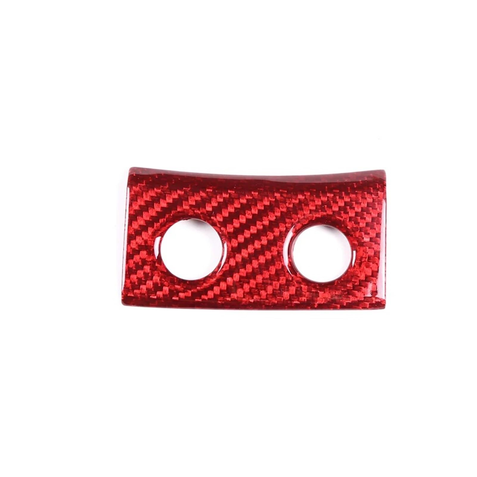 Interieur Zubehör Für Ferrari Für 458 2011 2012 2013 2014 2015 2016 Carbon Fiber Auto Hinten Tür Stamm Schalter Taste Rahmen Abdeckung Aufkleber Autozubehör(Red) von Amxaqjc