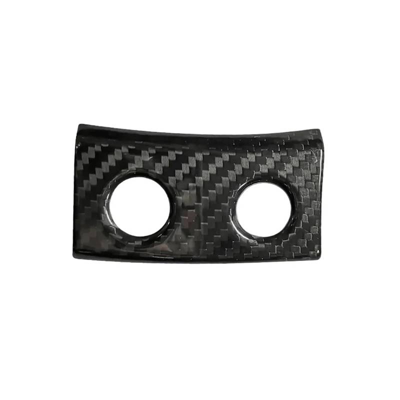 Interieur Zubehör Für Ferrari Für 458 2011 2012 2013 2014 2015 2016 Carbon Fiber Auto Hinten Tür Stamm Schalter Taste Rahmen Abdeckung Aufkleber Autozubehör(Schwarz) von Amxaqjc