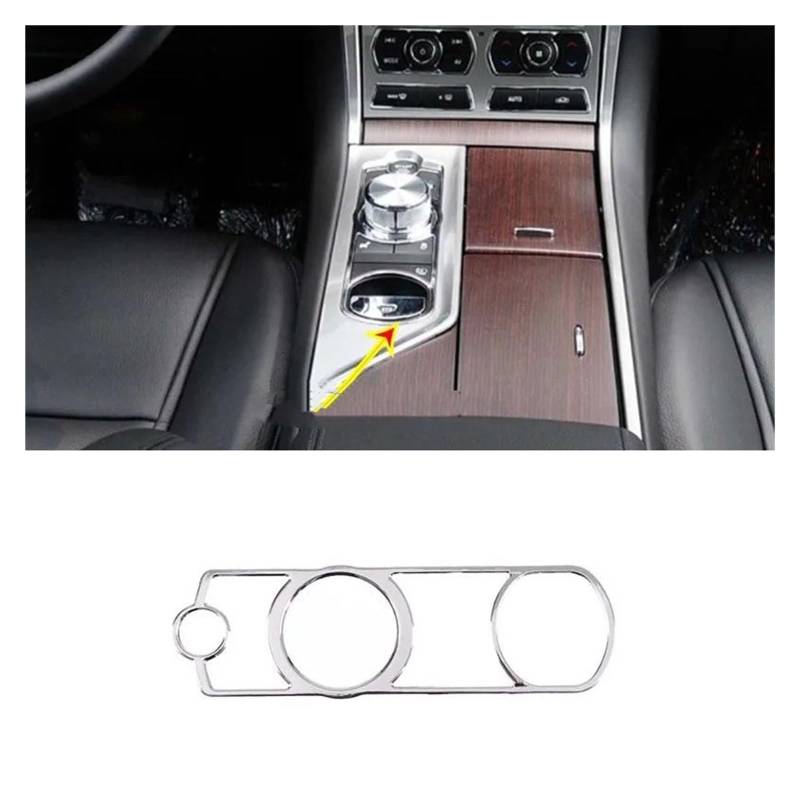 Interieur Zubehör Für Jaguar XF 2012 2013 2014 2015 Auto Zentrale Steuerung Klimaanlage Multimedia Taste Aufkleber Innen Zubehör Autozubehör(I) von Amxaqjc