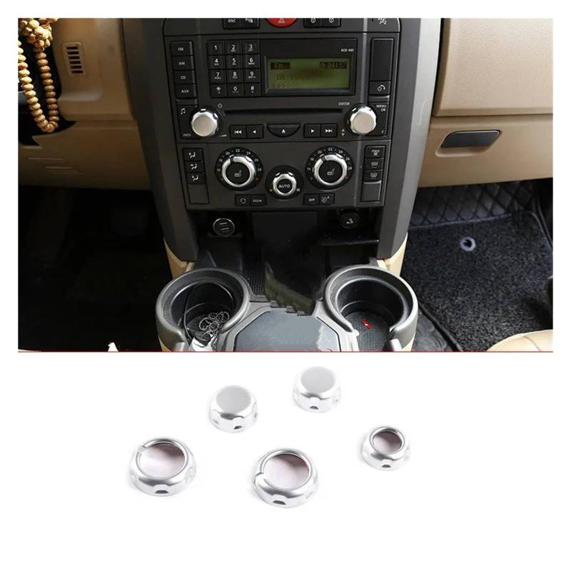 Interieur Zubehör Für Land Für Rover Für Discovery 3 LR3 2004-2009 Auto-Innendekoration Rahmenabdeckung Aufkleber Innendekoration Zubehör Autozubehör(R) von Amxaqjc