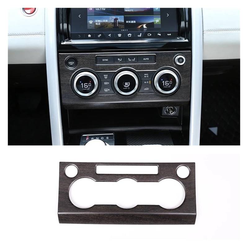 Interieur Zubehör Für Land Für Rover Für Discovery 5 LR5 L462 2017 2018 2019 2020 Car Center Klimaanlage Lautstärkeregler Abdeckung Trim Autozubehör(Style B Oak grain) von Amxaqjc