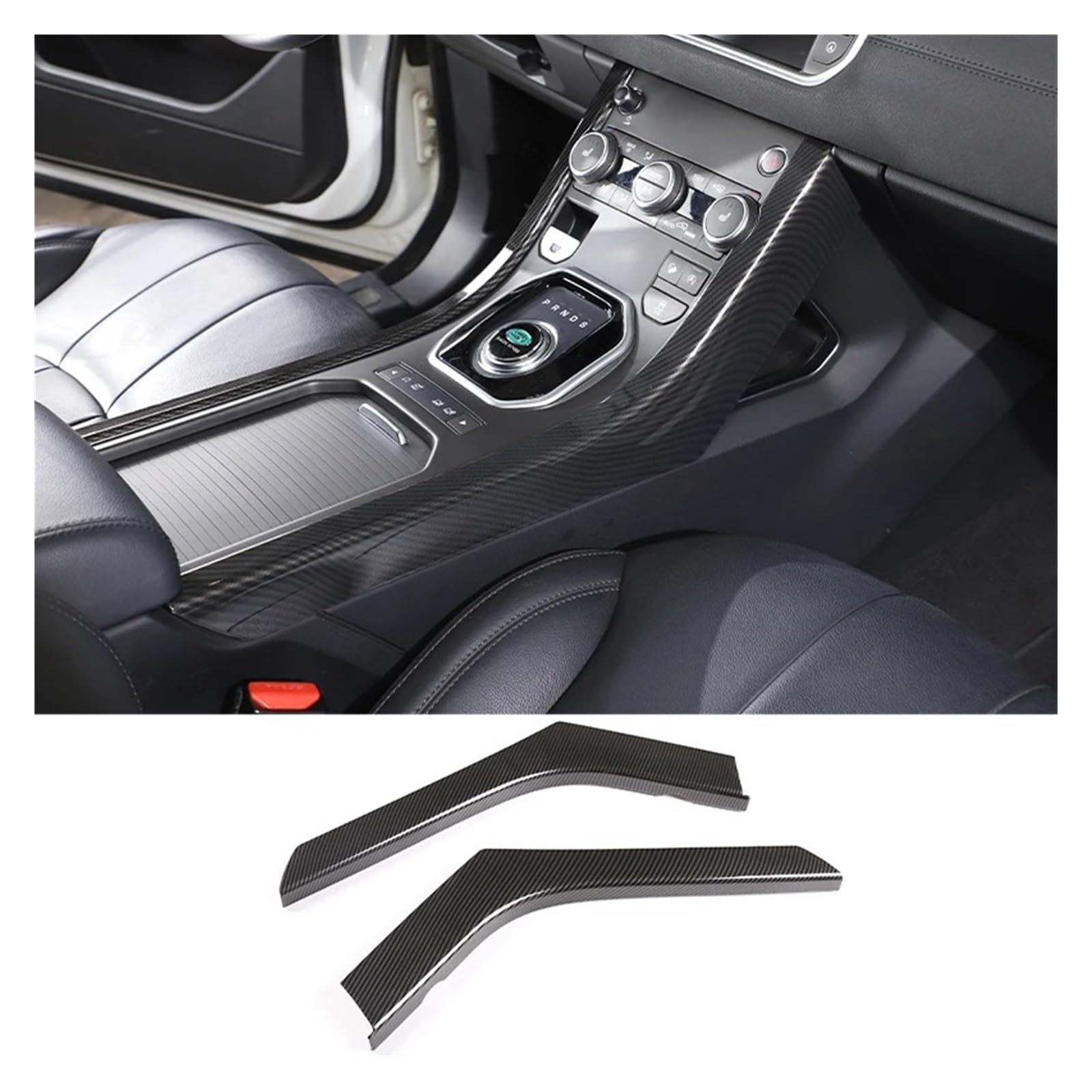 Interieur Zubehör Für Land Für Rover Für Range Für Rover Für Evoque 2011-2018 ABS Car Center Control Panel Lenkradverkleidung Aufkleber Zubehör Autozubehör(N) von Amxaqjc