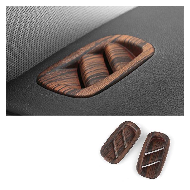 Interieur Zubehör Für Mini Für Countryman F60 ABS Auto Styling Armaturenbrett Luftauslass Eine Spalte Entlüftungsabdeckung Dekoration Innenrahmen Autozubehör(Wood grain) von Amxaqjc