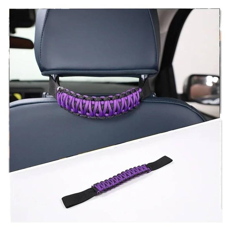 Interieur Zubehör Für Toyota FJ Für Cruiser 2007-2019 2020 2021 Oxford Tuch Auto Kopfstütze Haltegriff Sitz Armlehne Seil Auto Zubehör Autozubehör(Purple) von Amxaqjc