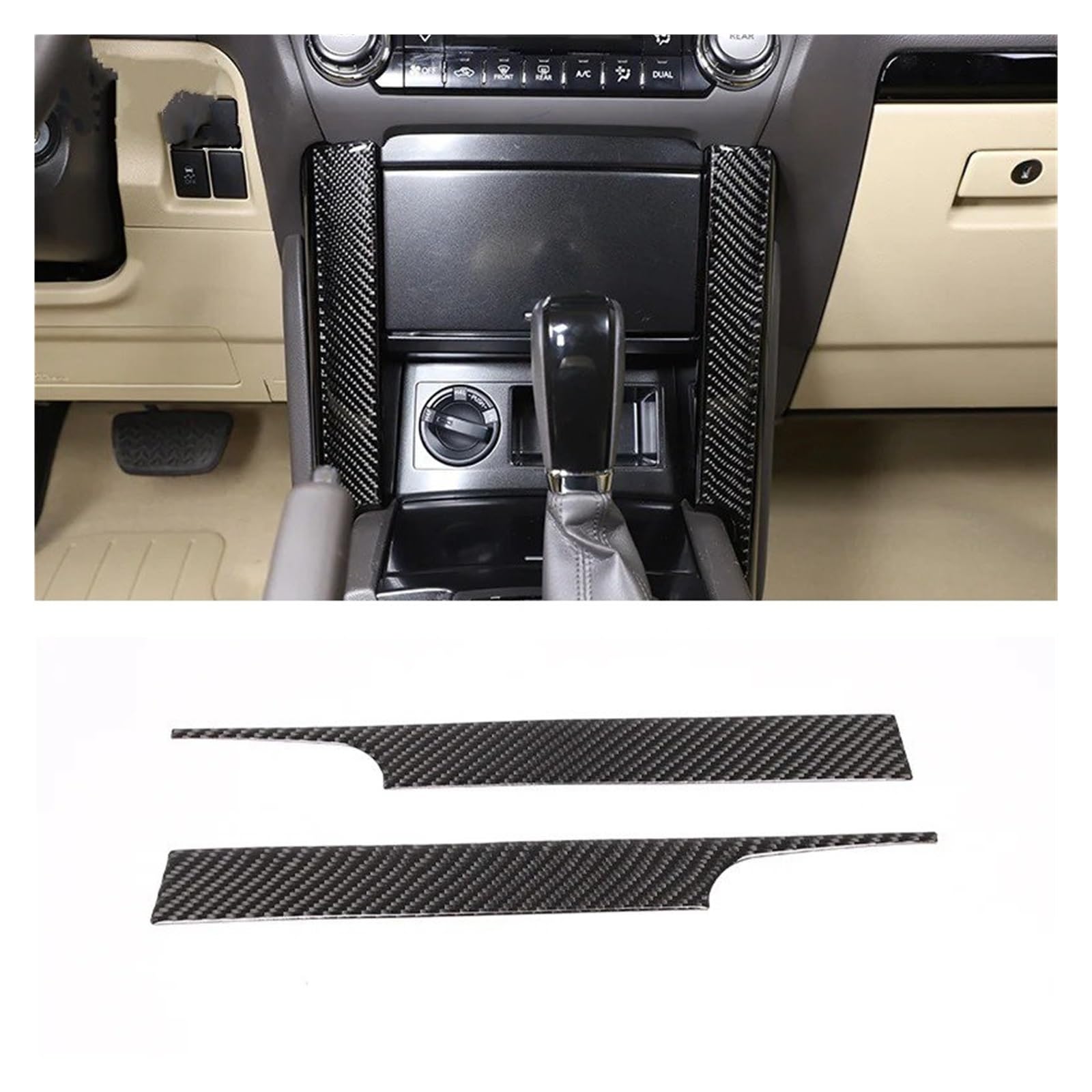 Interieur Zubehör Für Toyota Für Land Für Cruiser Für Prado FJ150 150 2010-2017 Auto-Innenraum-Armaturenbrett-Panel-Abdeckungs-Trimmaufkleber Autozubehör(G) von Amxaqjc