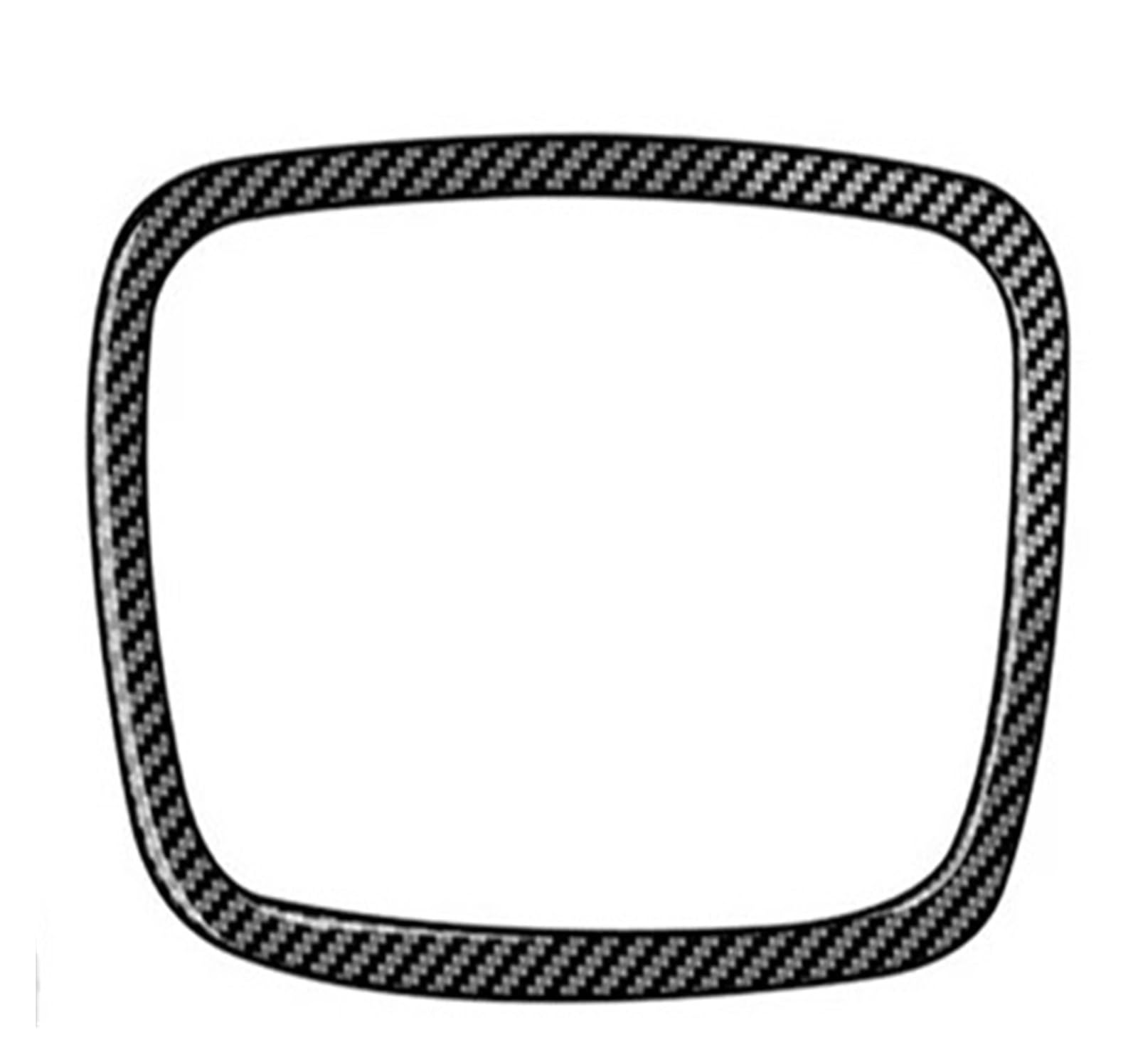 Interieur Zubehör Für Toyota Für Prius 60 Serie 2020 2021 2022 2023 Auto Lenkrad Ring Trim Innen Rahmen Abdeckung Trim Autozubehör(Carbon Fiber Black) von Amxaqjc