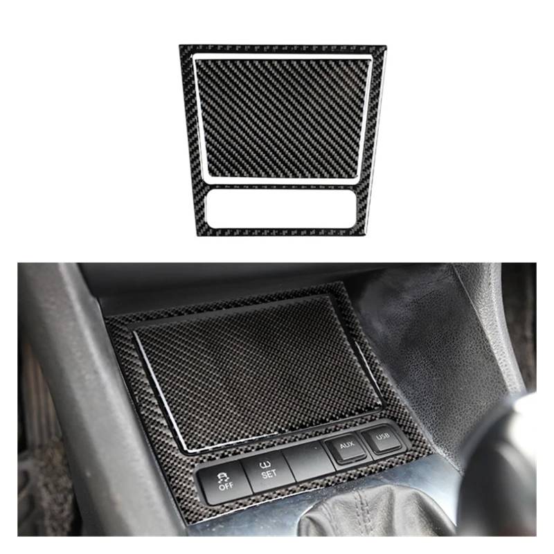 Interieur Zubehör Für VW Für Golf 6 MK6 Auto Center Control Panel Air Vent Gangschaltung Rahmen Scheinwerfer Schalter Aschenbecher Box Abdeckung Innere Trim Autozubehör(Ashtray Box Cover) von Amxaqjc